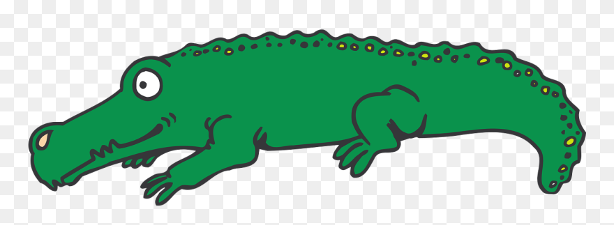 Crocodile Clipart Sad - Cartoon Crocodile Png Hd Transparent Png