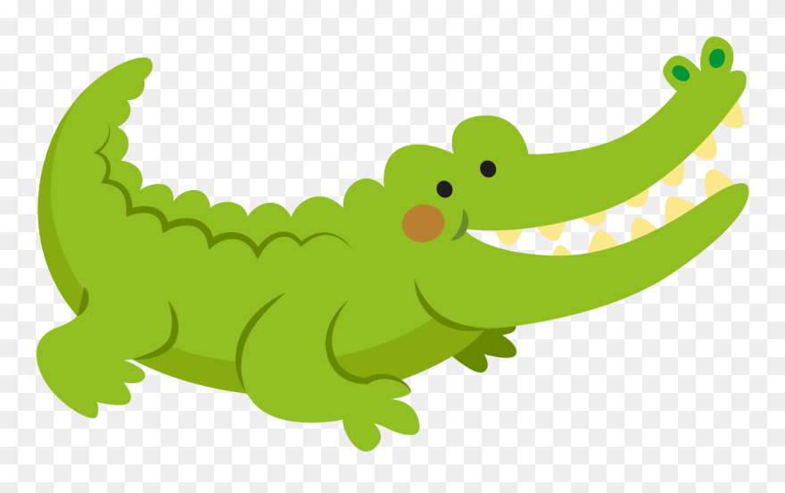 Collection Of Free Crocodile Drawing Animal Download - Cute Crocodile Clipart - Png Download