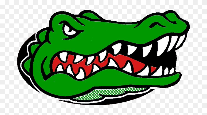 Clipart Crocodile With A Basketball In Its Mouth Image - Florida Gators Logo Mascot - Png Download