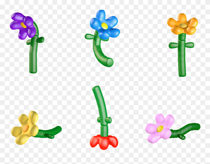 Grown Up Flowers Playlab Clipart