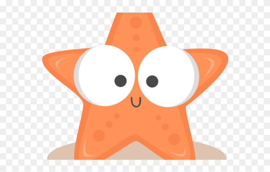 Free Starfish Clipart - Estrella De Mar Dibujo - Png Download