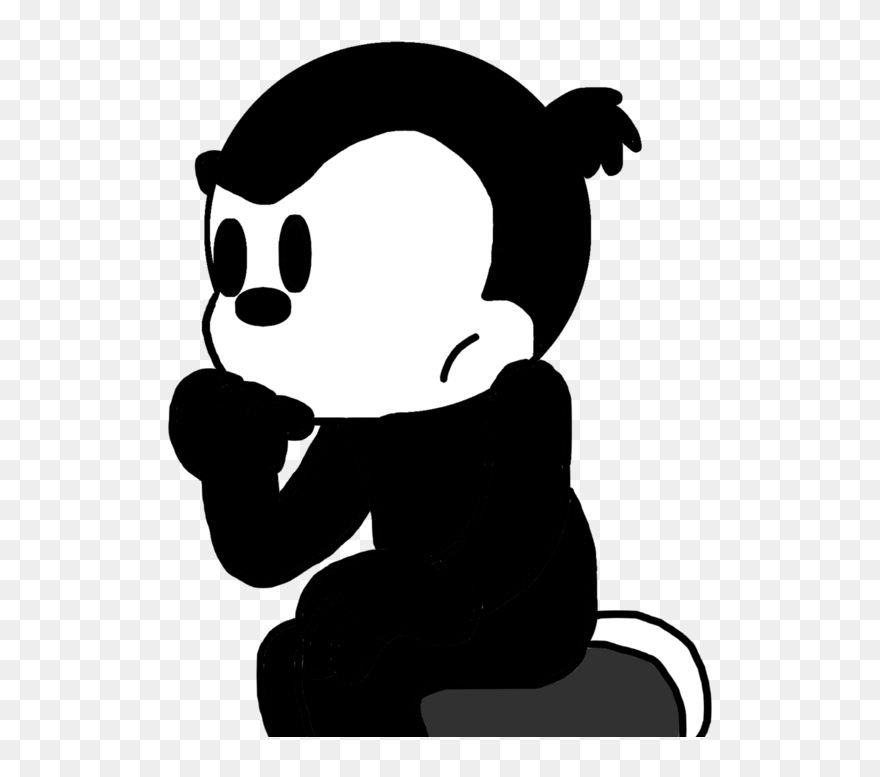 Pooch As The Thinker By Marcospower1996 - Cartoon Clipart