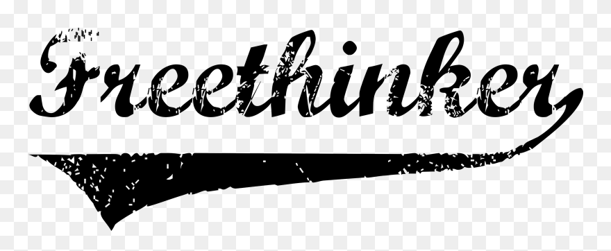 Freethinker Free Thinker, Nike Logo - Free Thinkers Clipart
