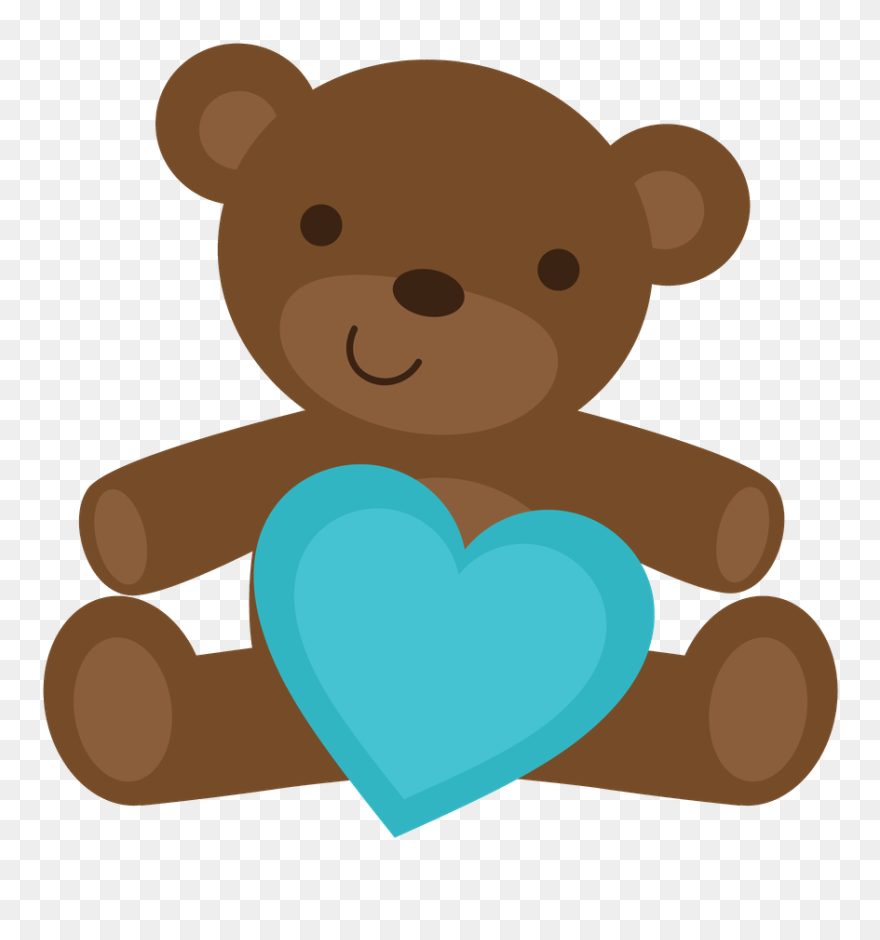 Ursinhos E Ursinhas - Baby Boy Bear Clipart - Png Download
