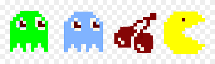 Pac-man, Pacman, Computer Game, C64, Cherries, Cherry - Pac Man Game Png Clipart