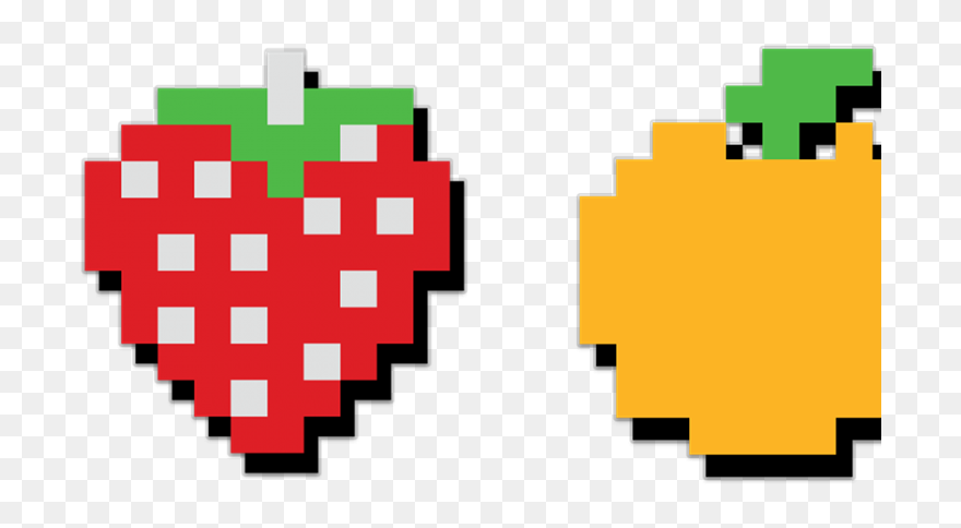 Pac Man Orange Fruit Clipart