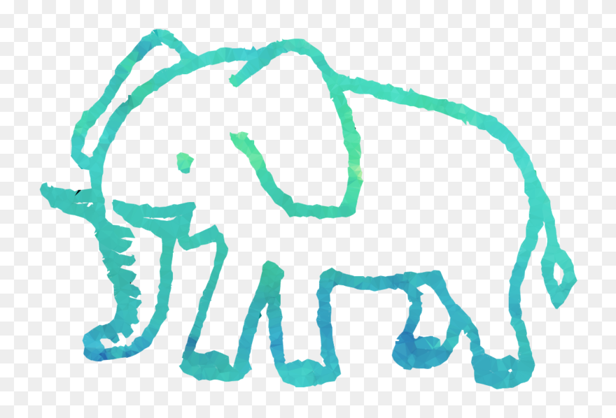 Tracing Picture In Animals Clipart Indian Elephant - White Elephant Gift Exchange Clip Art - Png Download