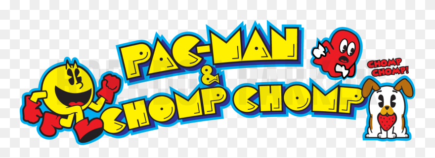Picture - Pac Man & Chomp Chomp Logo Clipart