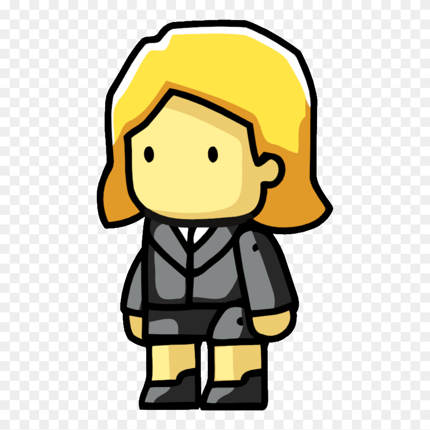 Receptionist Clipart Admin Assistant, Receptionist - Agent Scribblenauts - Png Download