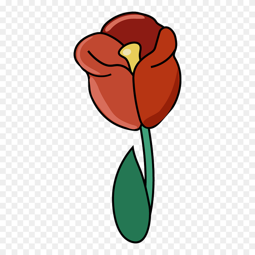 Red Flower Clipart - Png Download