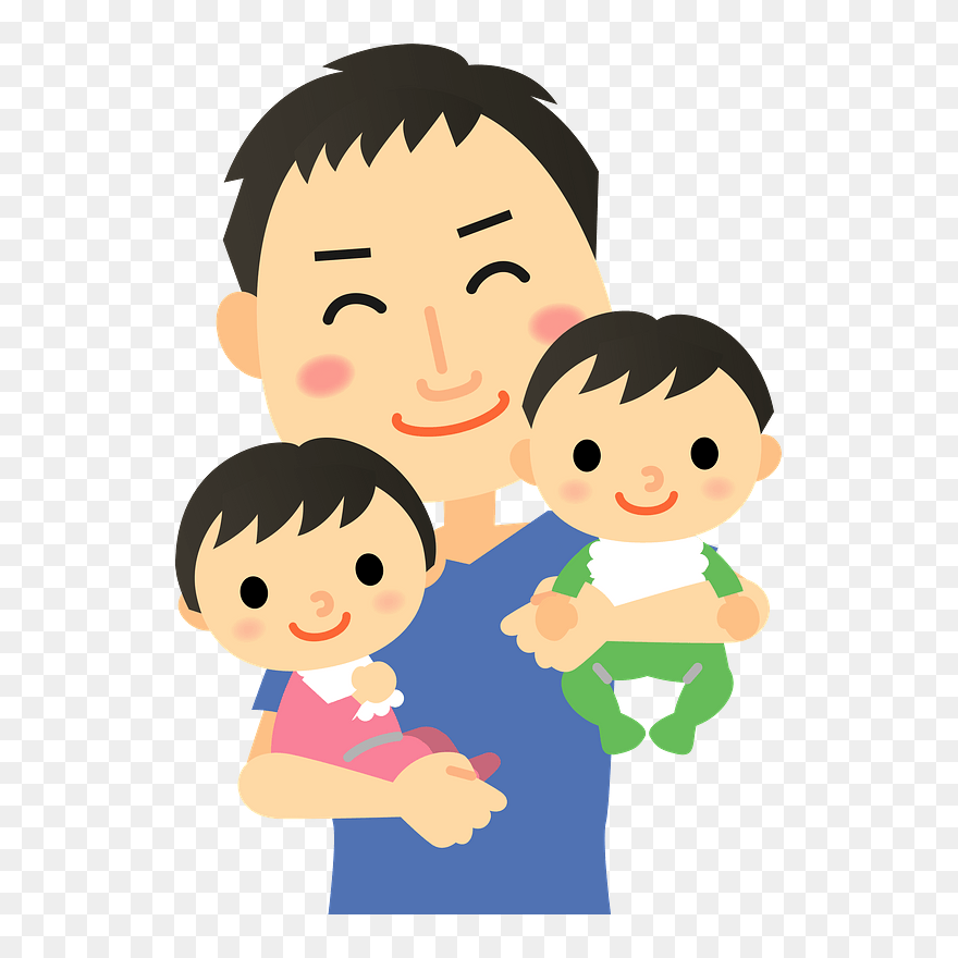 Father Children Clipart - Lawrence Fletcher - Png Download