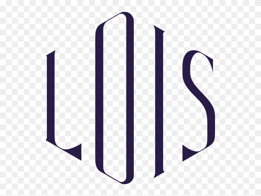 Logo Filled Blue - Lois Clipart