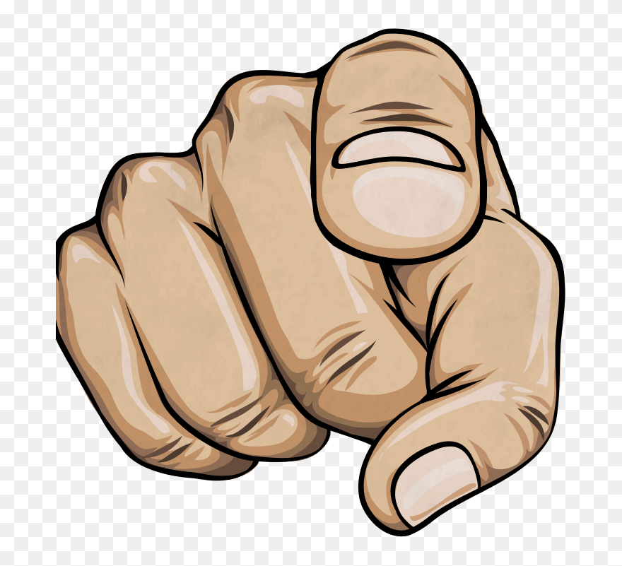 Kelvin"s Blog - Finger Pointing At You Transparent Clipart