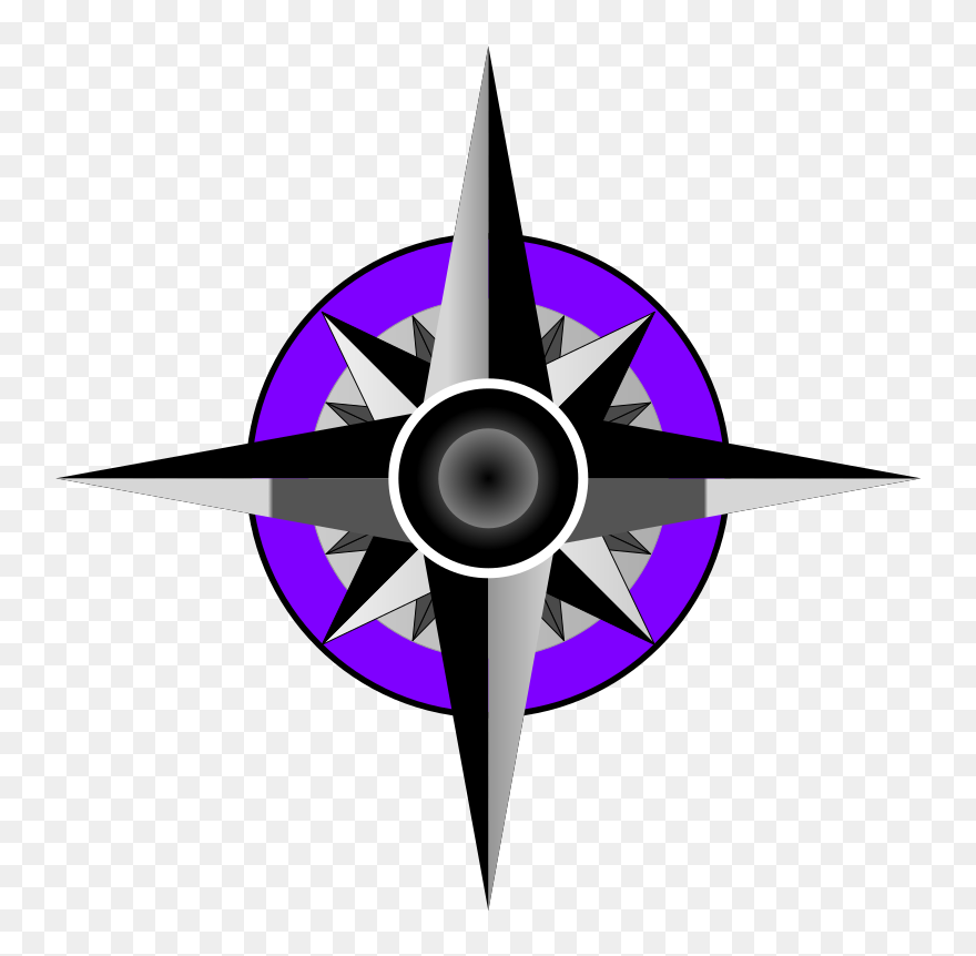 Compass Rose Clipart - Png Download