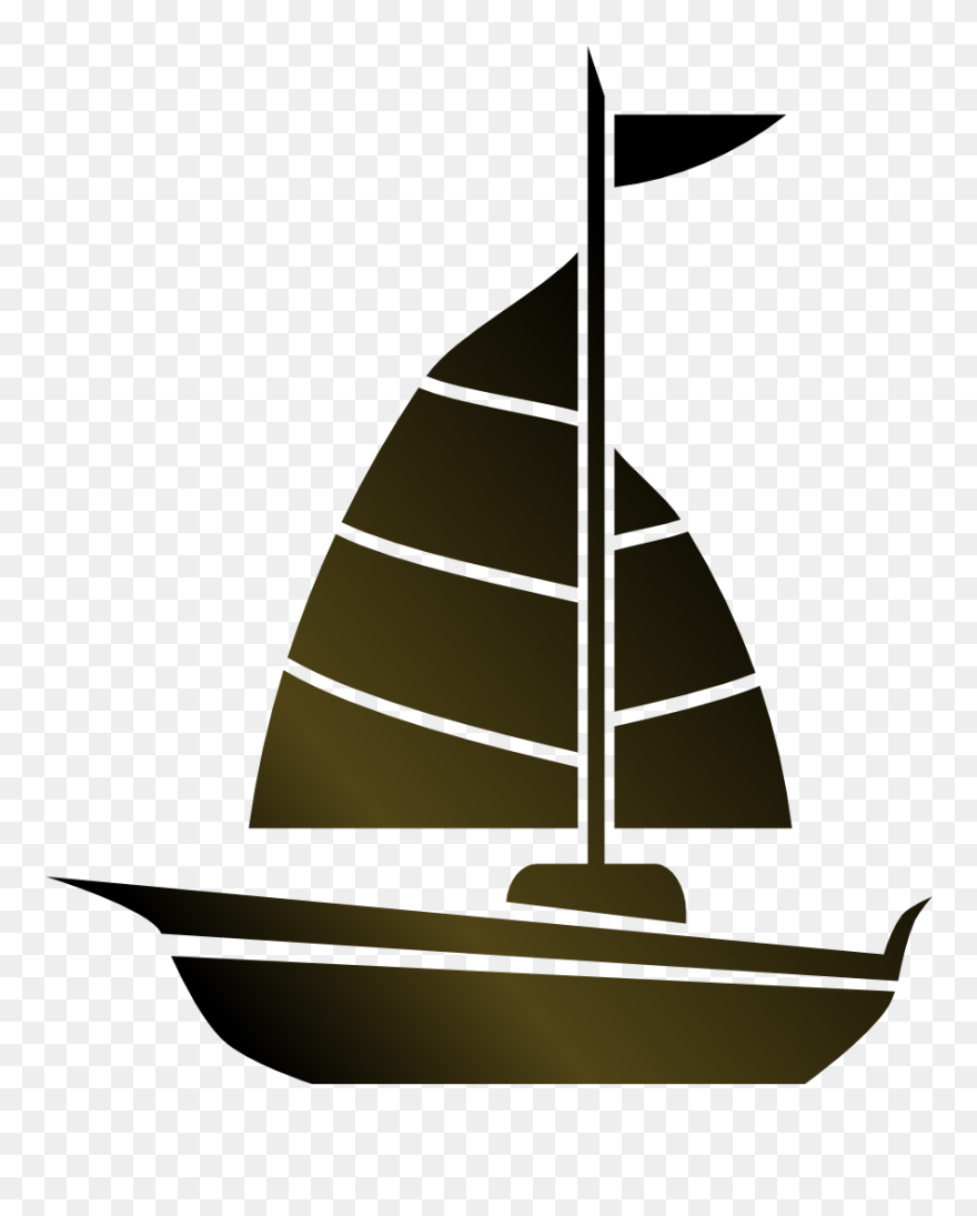 Simple Sailboats Clipart
