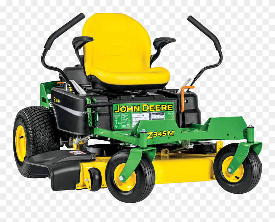 Transparent Riding Lawn Mower Png - John Deere Zero Turn Mower Clipart