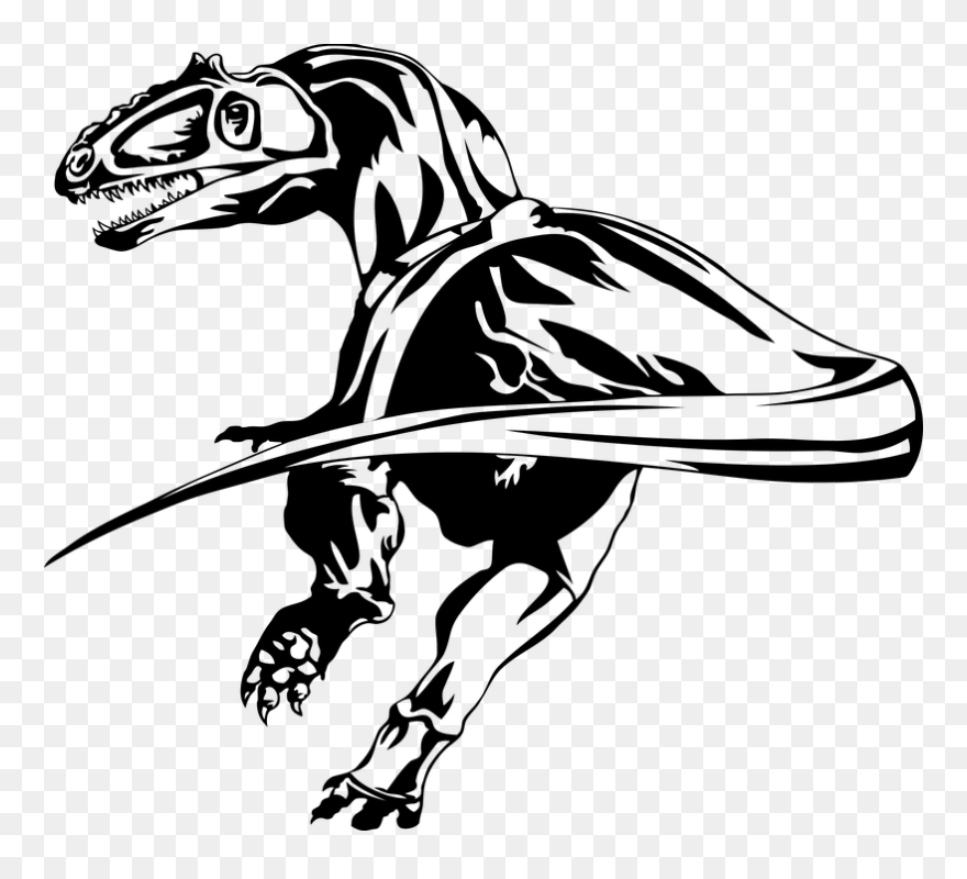 Dinosaur Eye Silhouette Clipart