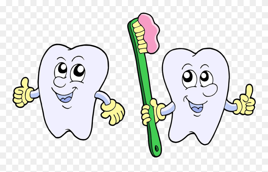 Clean Vector Tooth Cartoon - Uses Of Fluorine In Daily Life Clipart