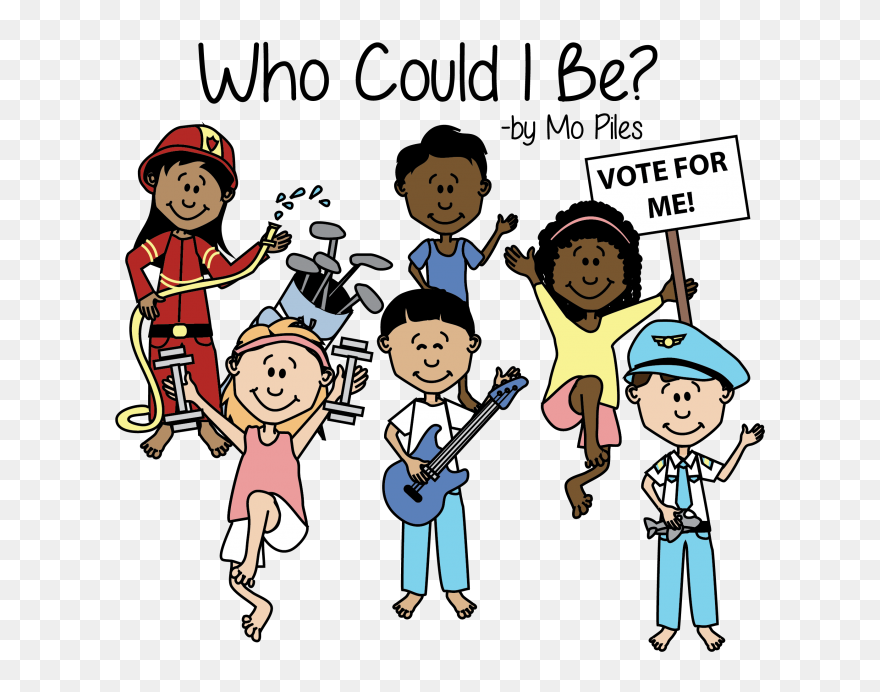 Who Could I Be - Cartoon Clipart