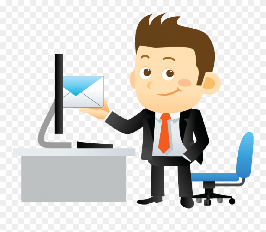 Email Marketing Clipart Animated - Jokes On Private Job - Png Download
