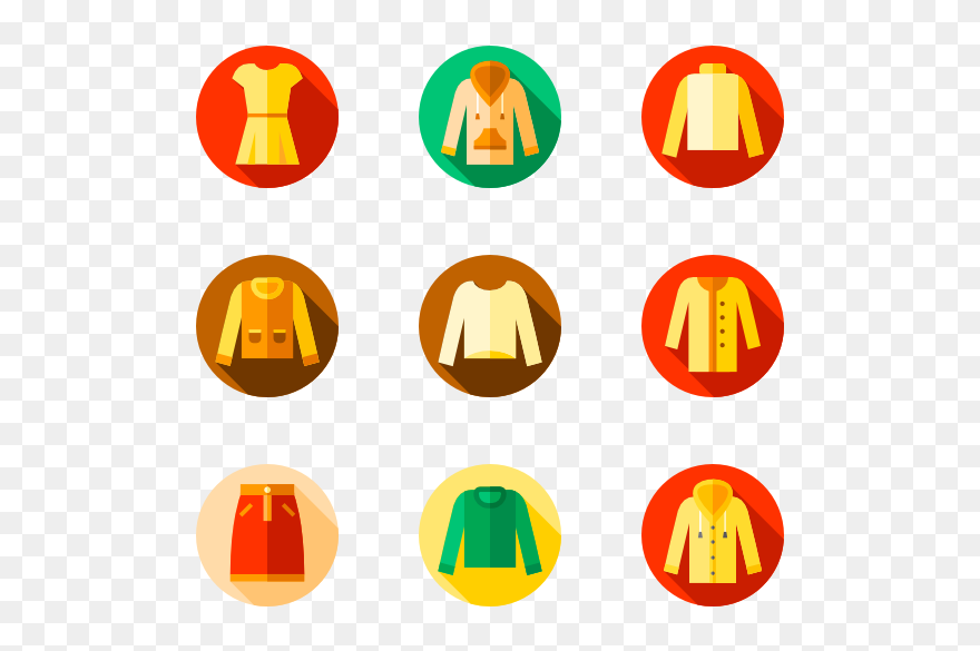 Fall Clipart Autumn Clothing - Png Download