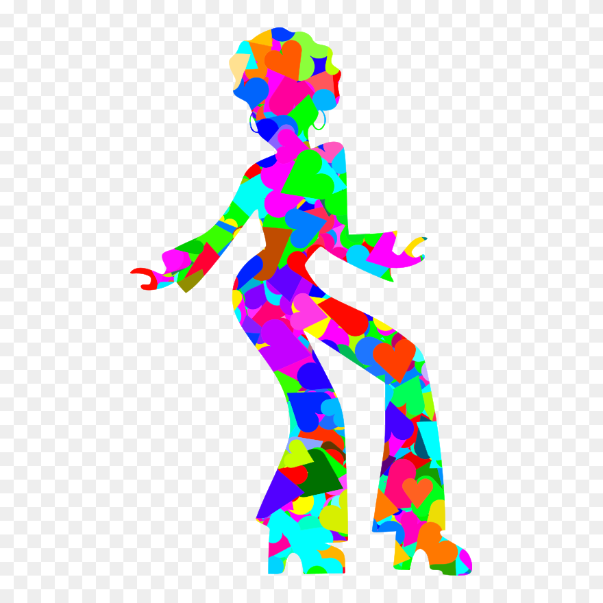 Dancing Clipart Disco - Disco Dancer Clip Art - Png Download