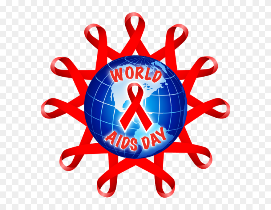 World Aids Day Red Ribbon - Hiv Aids Art Clipart