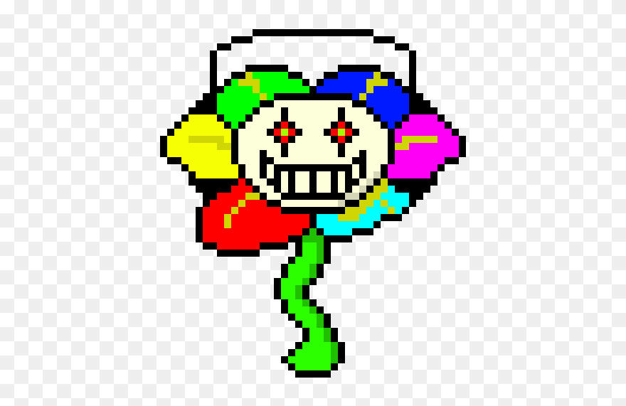 Transparent Undertale Flowey Sprite Clipart