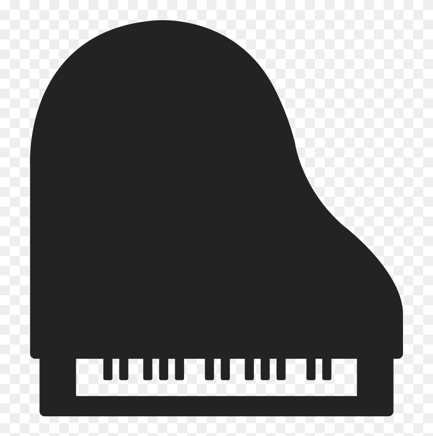 Grand Piano Icon - Cartoon Piano Icon Clipart