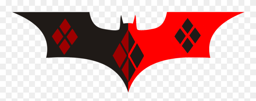 Harley Quinn Diamonds Transparent & Png Clipart Free - Batman Batarang Dark Knight