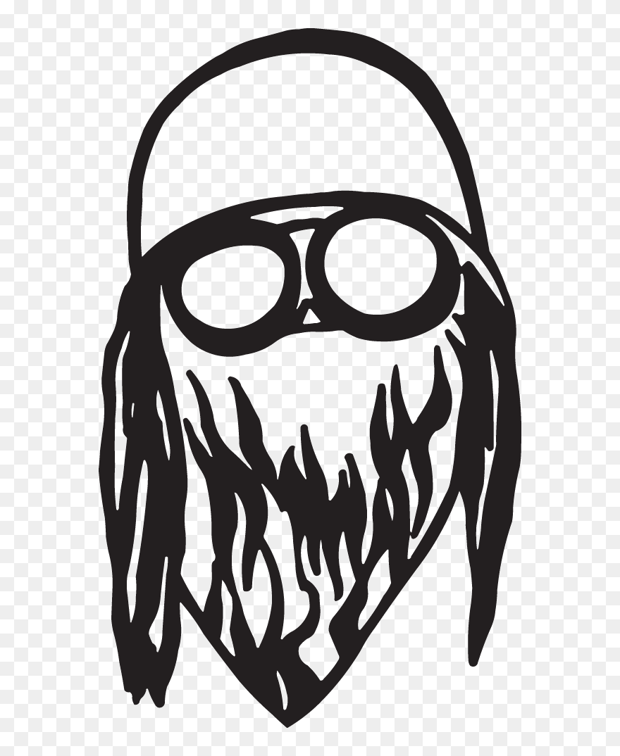 Loco Harley Rider Decal Clipart