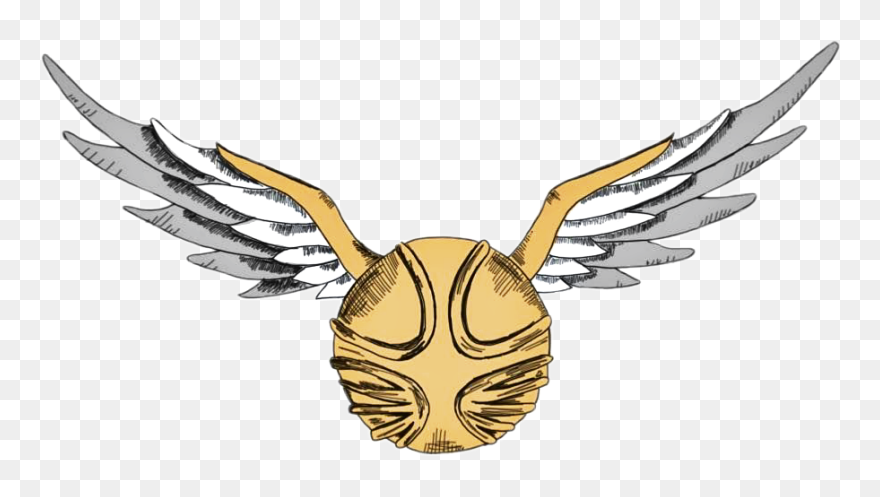 Harry Potter Snitch Step By Step Drawing Clipart