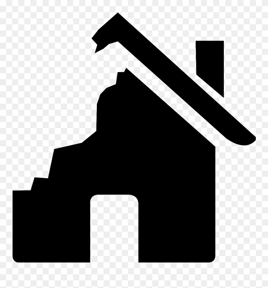 28 Collection Of Destroyed House Clipart - Destroyed House Clipart - Png Download