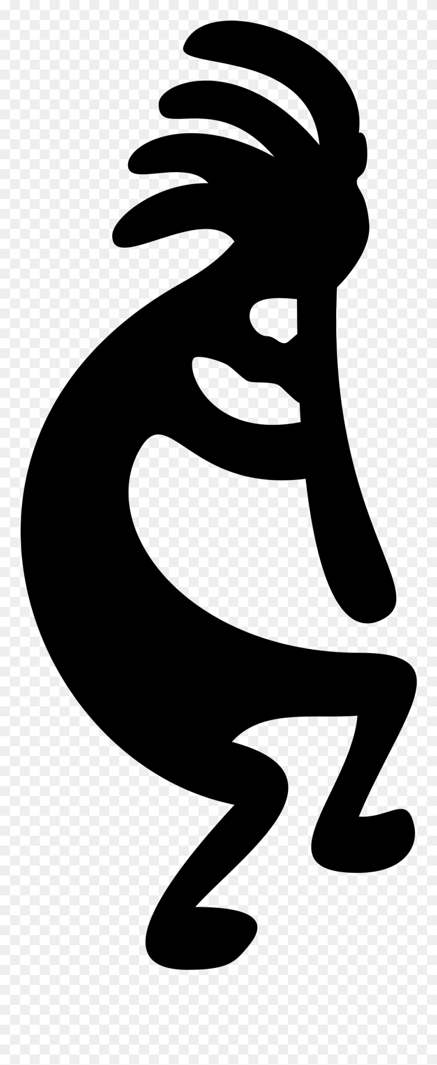 Hut Clipart Native American - Kokopelli Transparent - Png Download