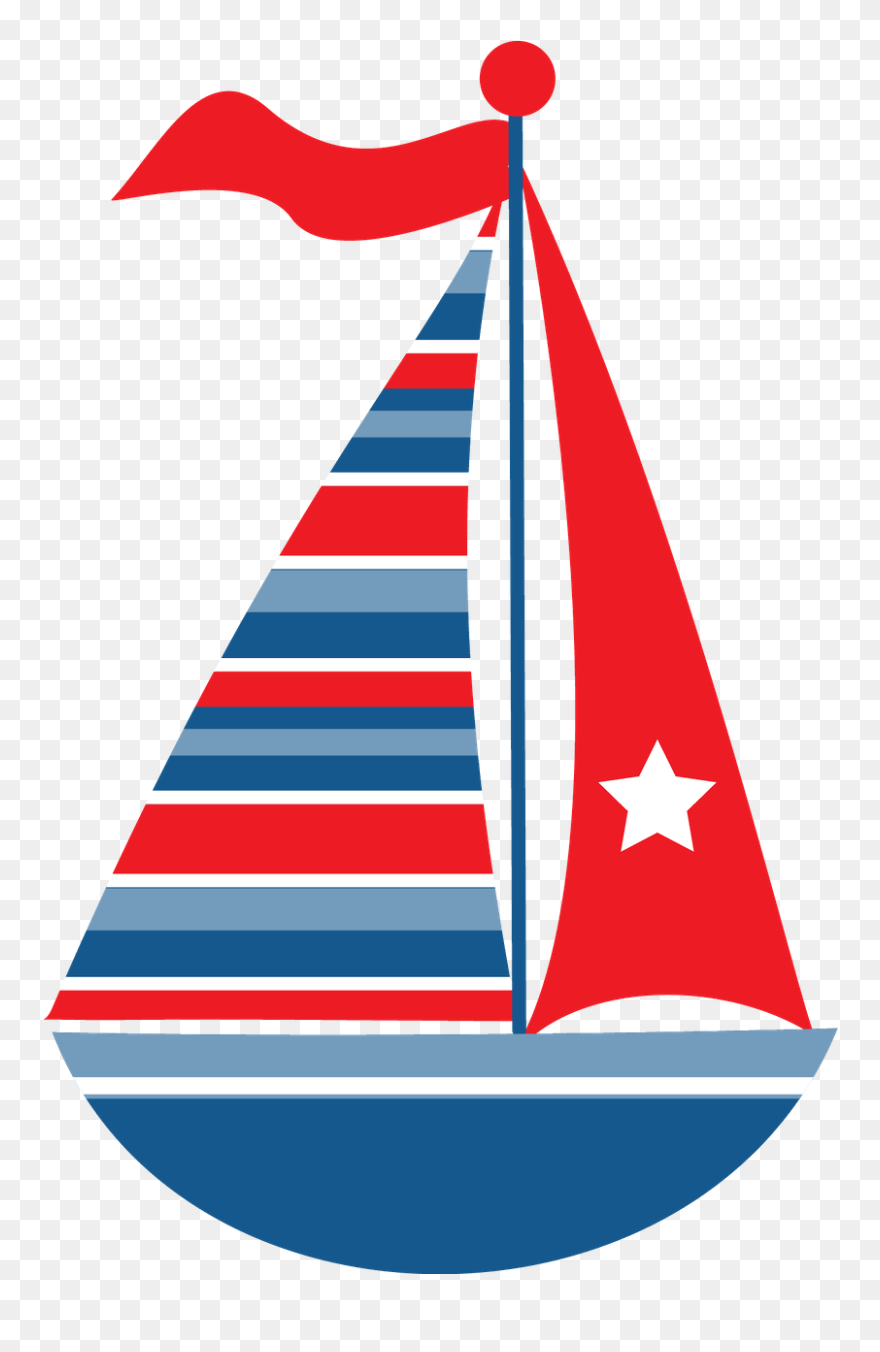 Sailboat Maritime Transport Clip Art - Nautical Boat Clipart Png Transparent Png