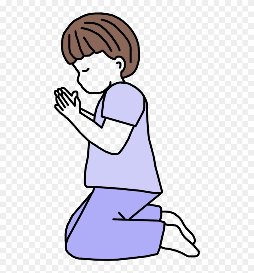 Pray Clipart Child Prayer - Transparent Prayer Cartoon Png