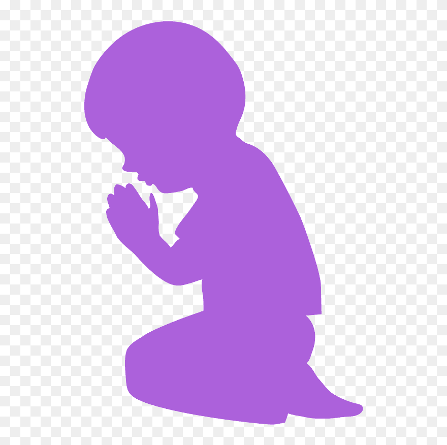 Child Praying Svg Clipart