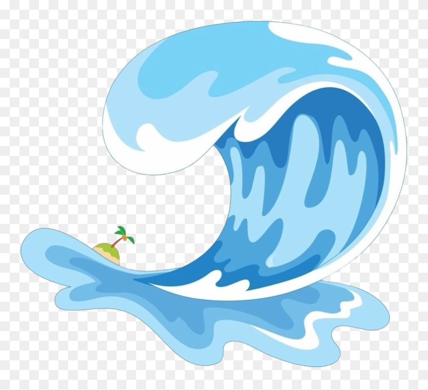 Sea Wave - Wave Cartoon Png Clipart