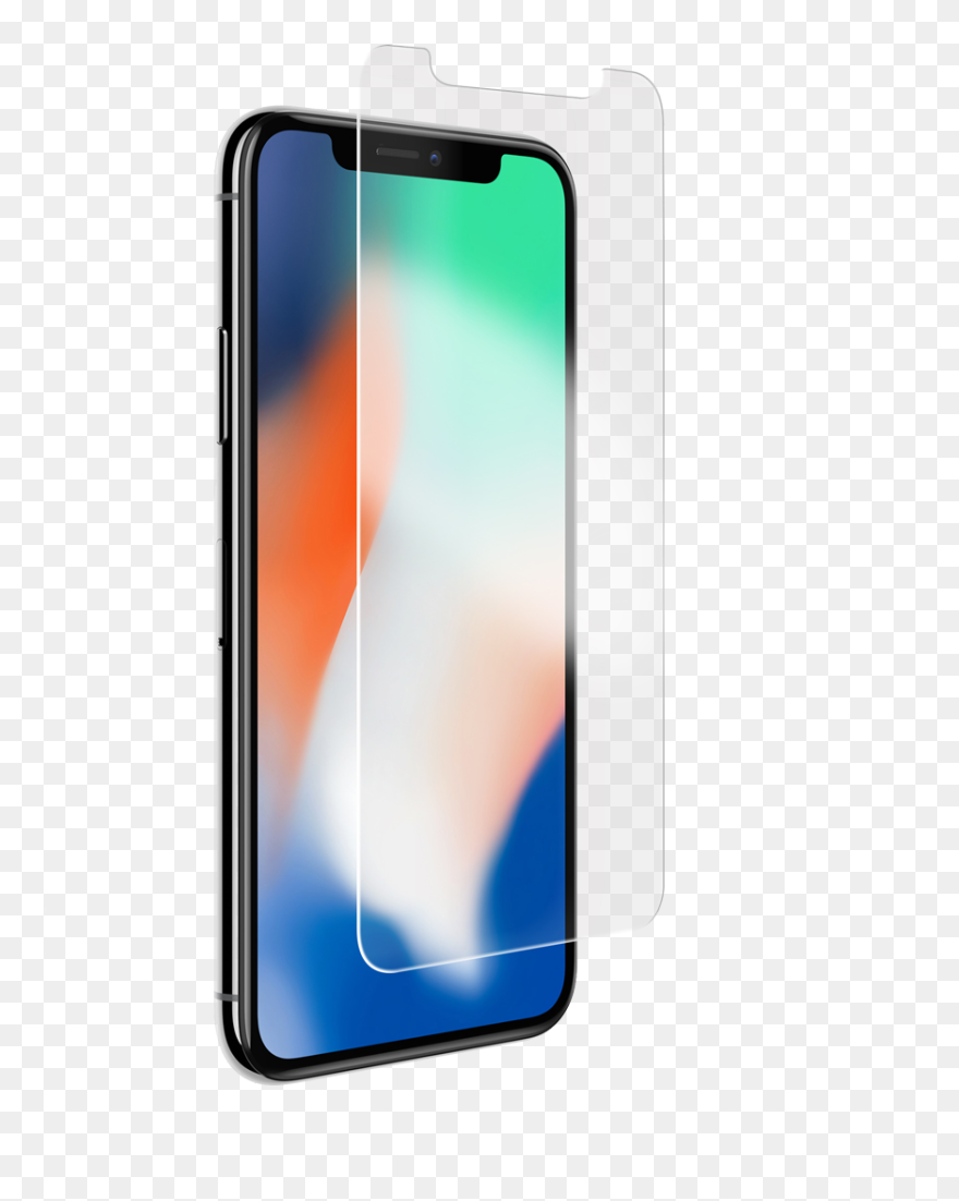 Transparent Iphone X Screen Protector Clipart , Png - Iphone Screen Protector Png