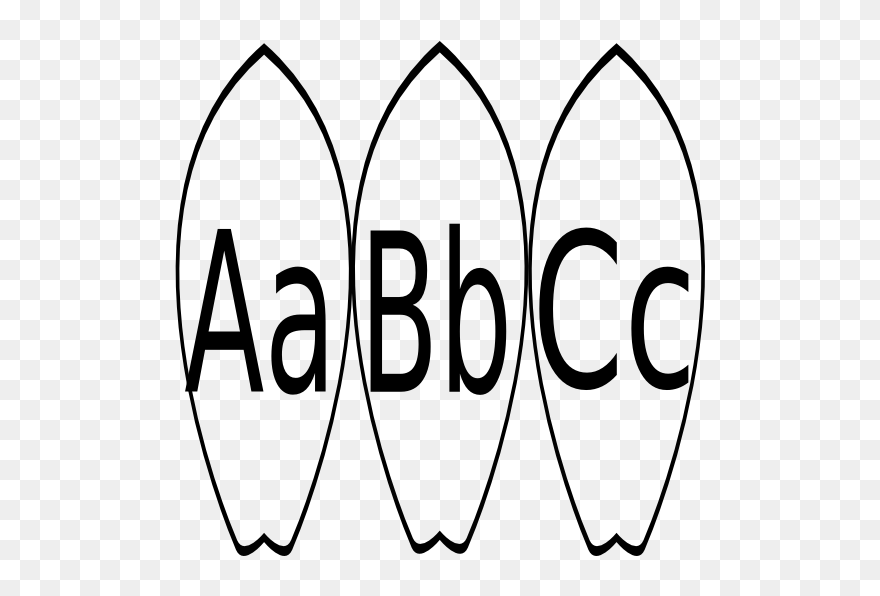 White Clipart Surfboard, White Surfboard Transparent - Clip Art - Png Download