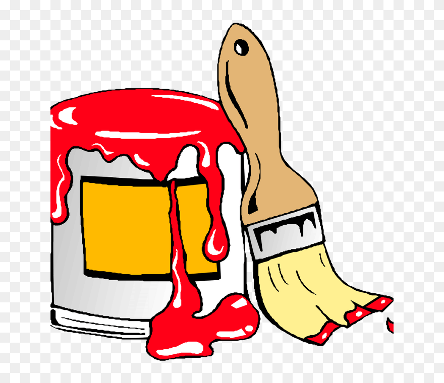 Painter Clipart Clip Art - Paint Can Clip Art - Png Download