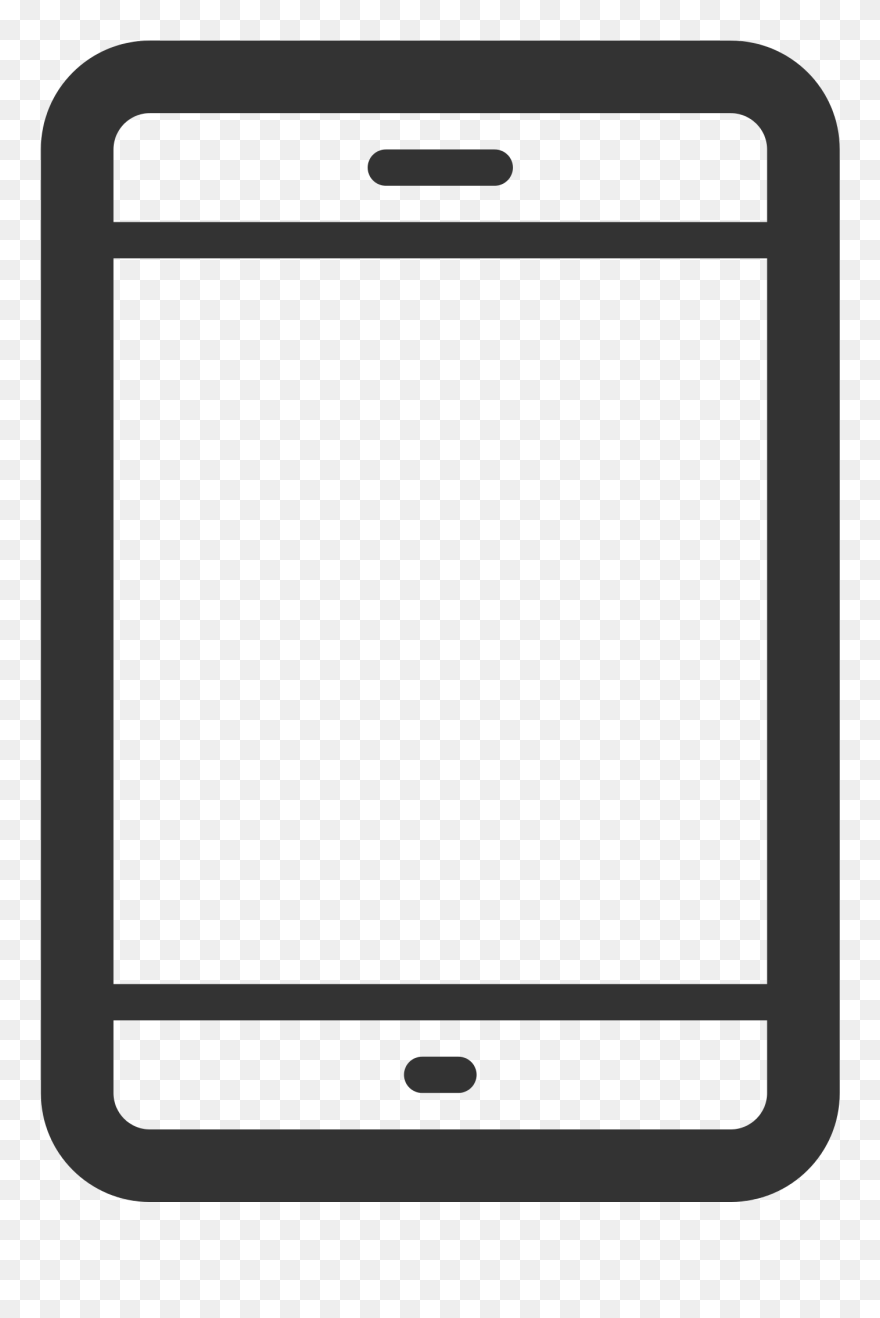File Linecons Smartphone Outline Svg Wikimedia Commons - Desenho Celular Vetor Png Clipart