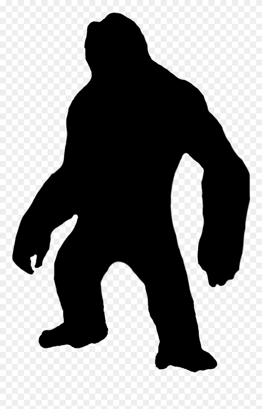 Macro King Kong Silhouette By Bradsnoopy97 - King Kong Gorilla Silhouette Clipart