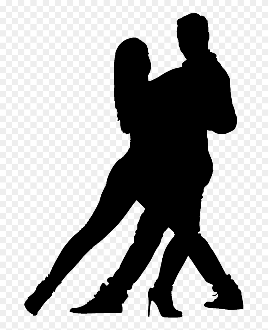 Ballroom Dance Samba Partner Dance Silhouette - Salsa Dancing Silhouette Png Clipart