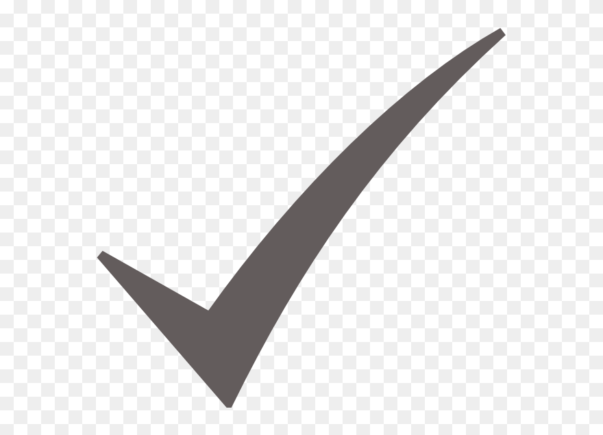 Yellow Check Mark Clipart - Grey Check Mark Png Transparent Png