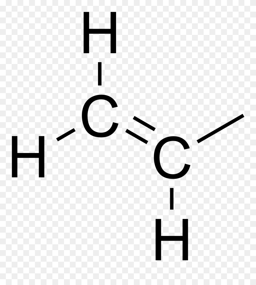 Vinyl And Allyl Structure Clipart