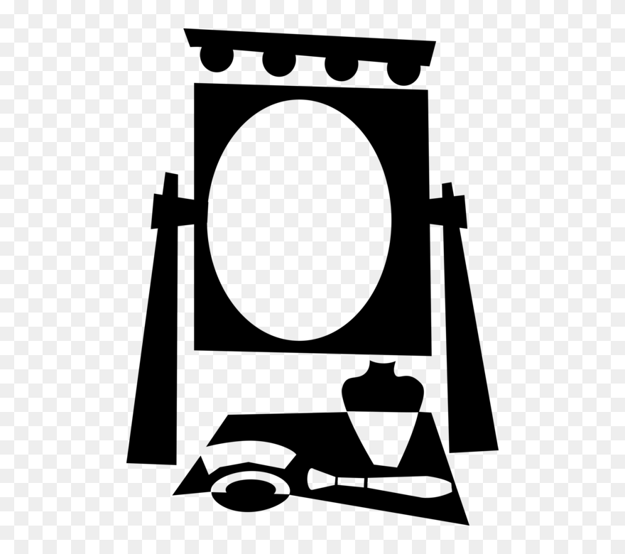 Mirror Clipart Theater Makeup - Theatre Clipart Makeup - Png Download