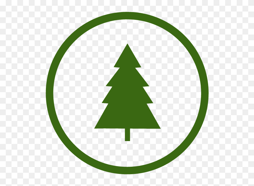 Pine Tree Silhouette Simple - Simple Pine Tree Silhouette Png Clipart