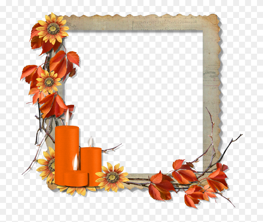 Transparent Sketching Clipart - Transparent Transparent Background Thanksgiving Border - Png Download