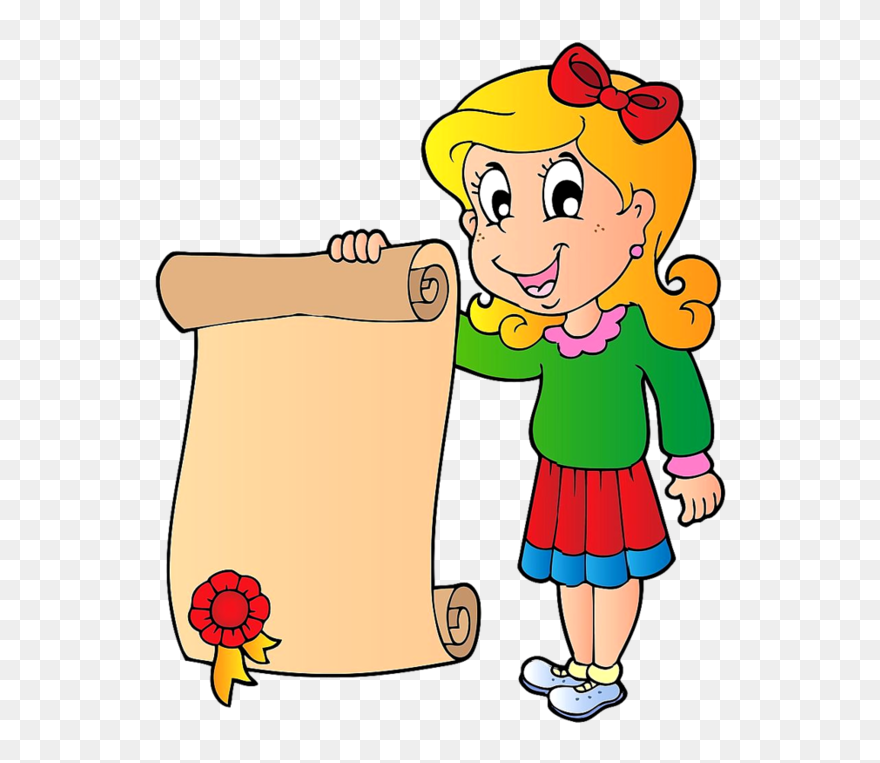 Girl Pupil Clipart - Png Download